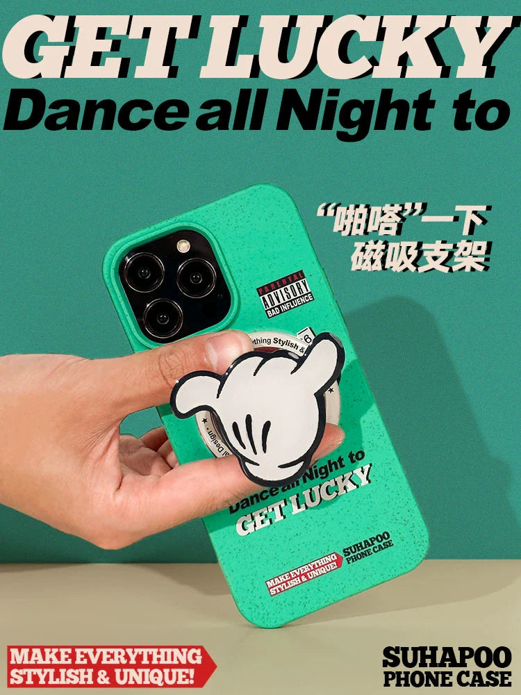 Casezly Magnetic Degradable Lucky 6 iPhone Case - Retro Style