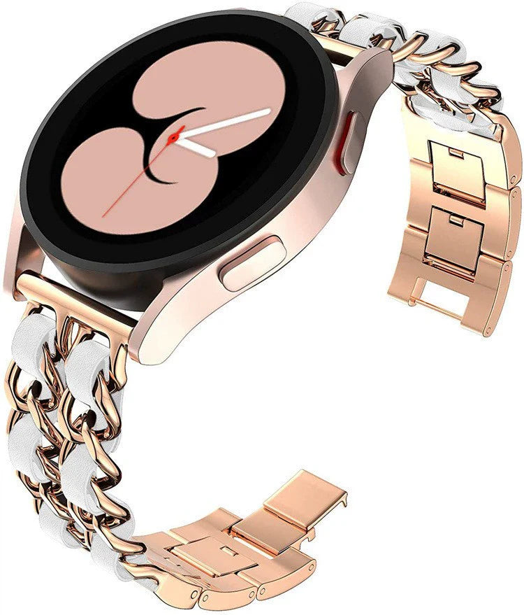 Casezly Metal Chain Strap for Samsung Galaxy Watch 4/5/6