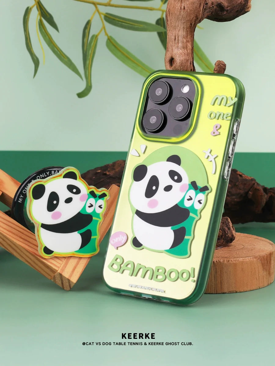 Casezly Bamboo Panda Phone Case with Magnetic Stand