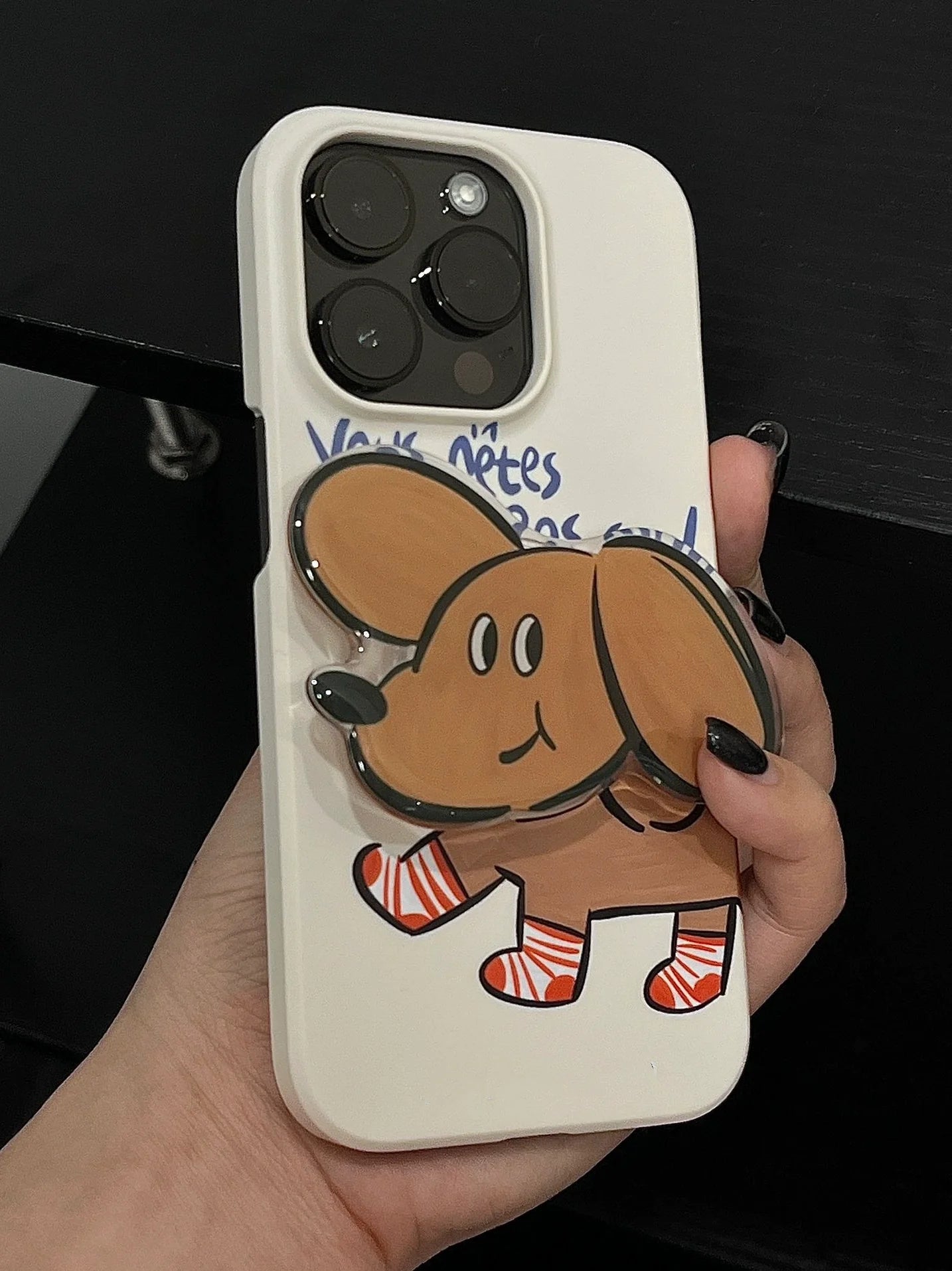 Casezly Minimalist Hand-drawn Dachshund Dog iPhone Case iPhone 15 Pro Max