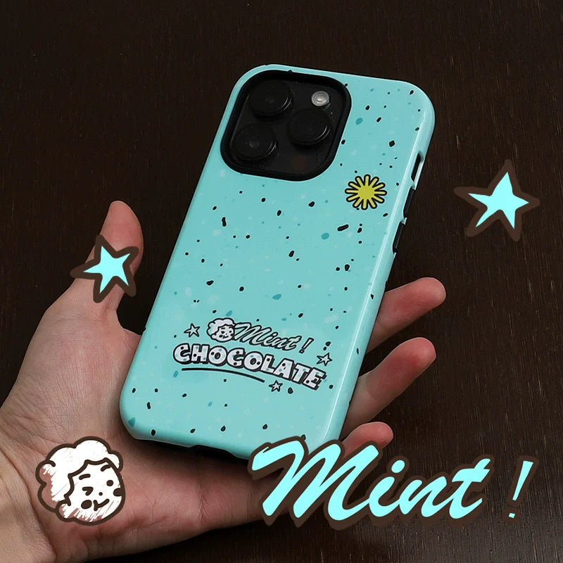 Casezly Mint Chocolate Magnetic Phone Case iPhone 15 Pro Max/Mate 60 Pro