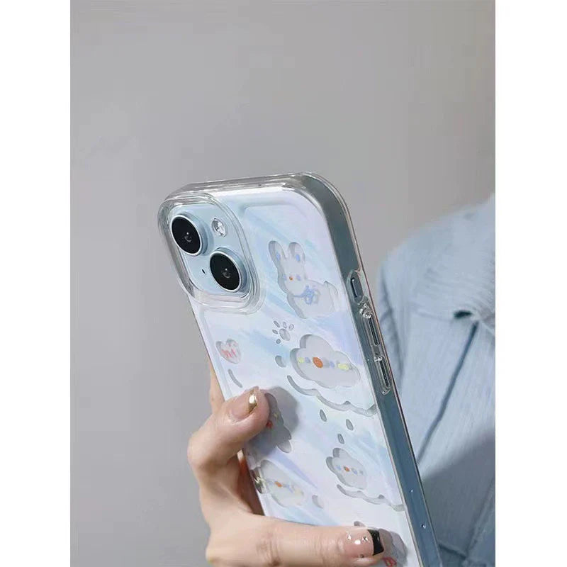 Casezly Cloudy Milky Clouds iPhone 15/14 Pro Max Case 12 Apple 13