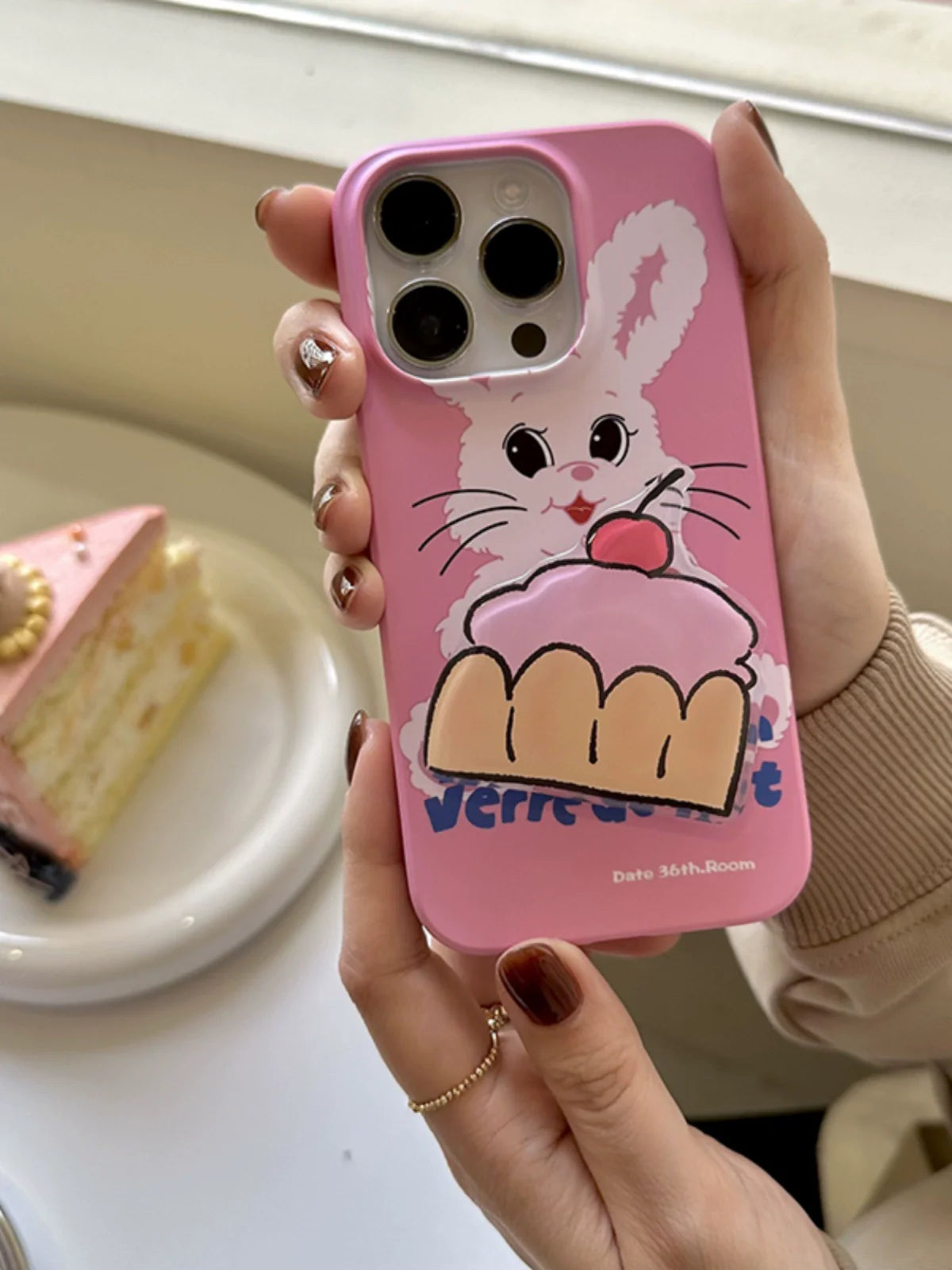 Casezly Cute Cheese Mouse iPhone 14 Cartoon Rabbit Case