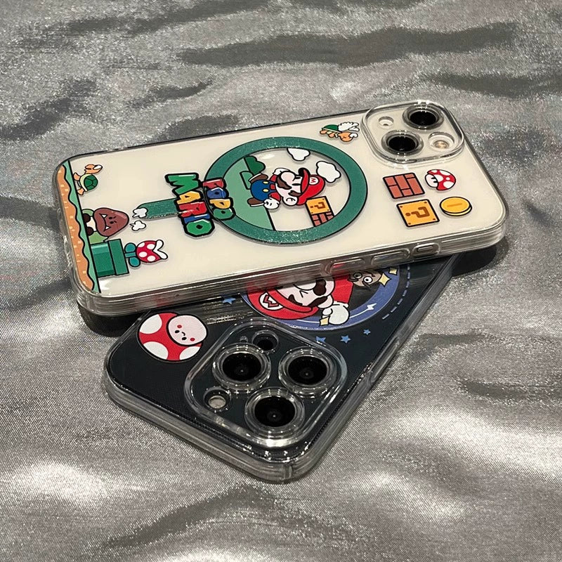 Casezly Cartoon Mario Magnetic Phone Case for Samsung