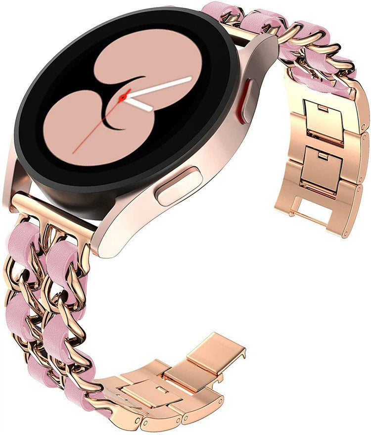 Casezly Metal Chain Strap for Samsung Galaxy Watch 4/5/6