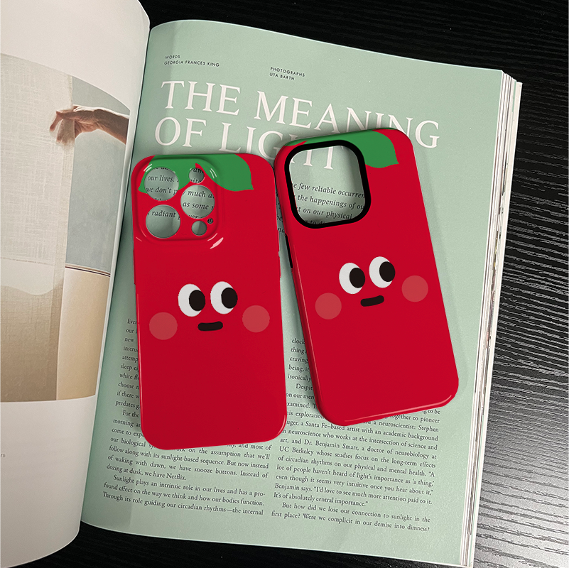 Casezly Cute Tomato Art Minimalist iPhone 14 Pro Max/13/11 Case