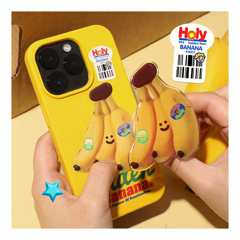 Casezly Japanese Cat Rice Soft Shell Banana iPhone 15/14 Pro Max Case