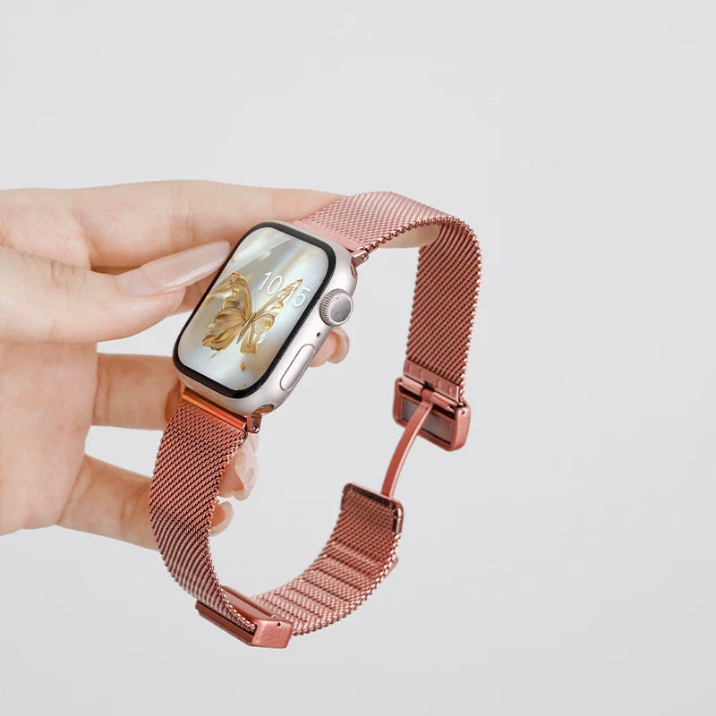 Casezly Wheat Ear Magnetic Buckle Band for Apple Watch S9/S8/S7/SE