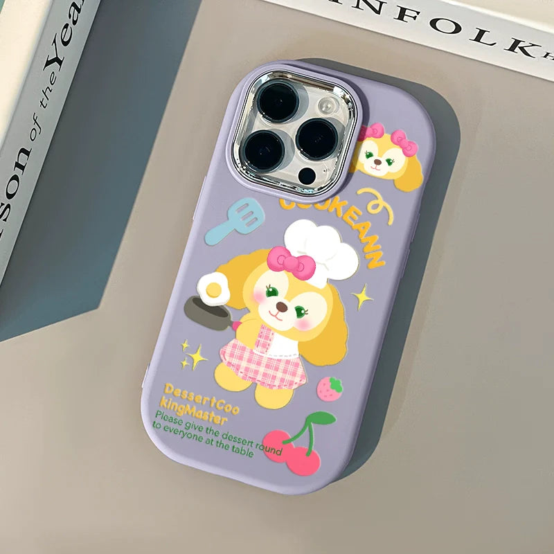 Casezly Cute Cartoon Bear iPhone Case iPhone 15/14 Pro Max/13/12/11 Pro Max