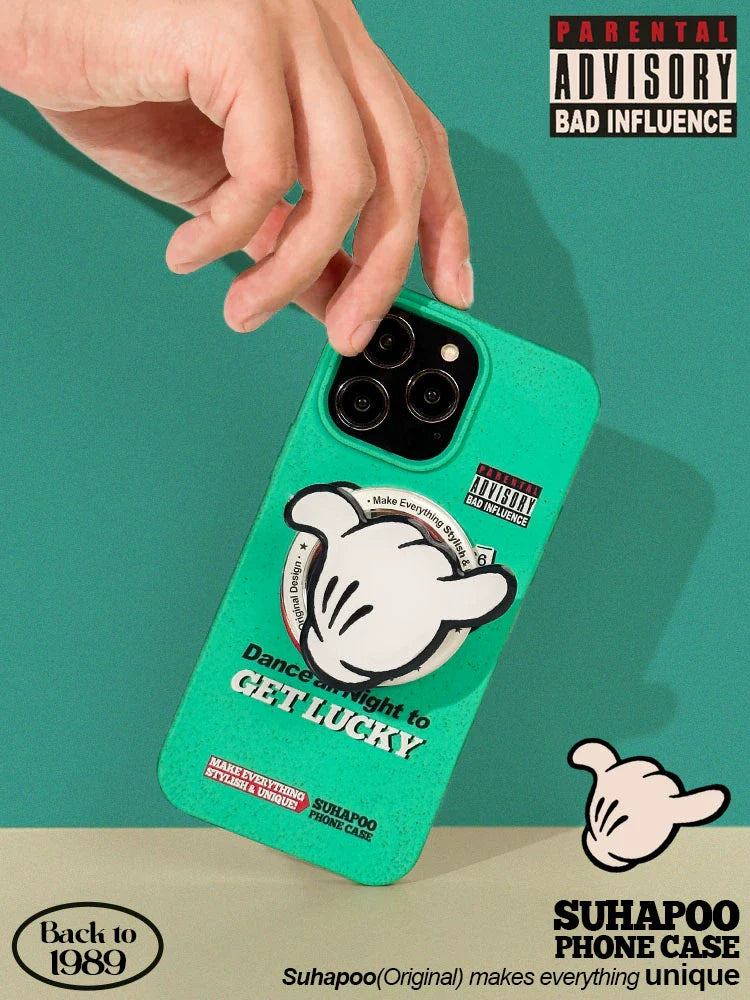 Casezly Magnetic Degradable Lucky 6 iPhone Case - Retro Style