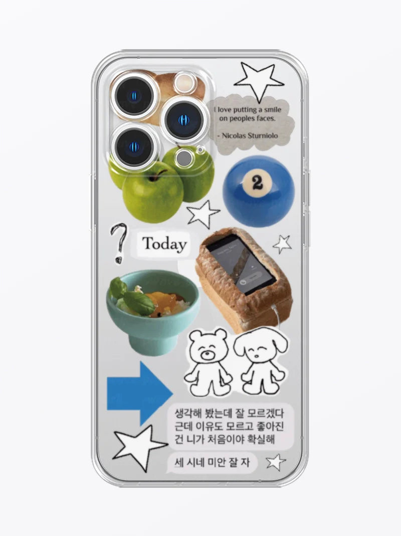 Casezly Korean Aesthetic TPU Case for iPhone 15 Pro Max