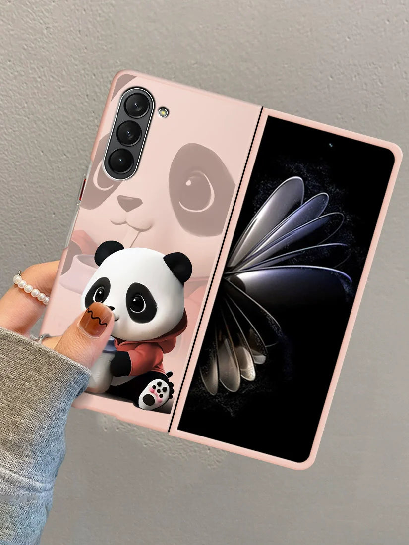 Casezly Milk Can Panda Case for Samsung Z Fold 6/5/4/3