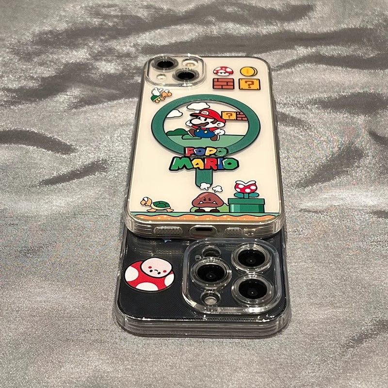 Casezly Cartoon Mario Magnetic Phone Case for Samsung