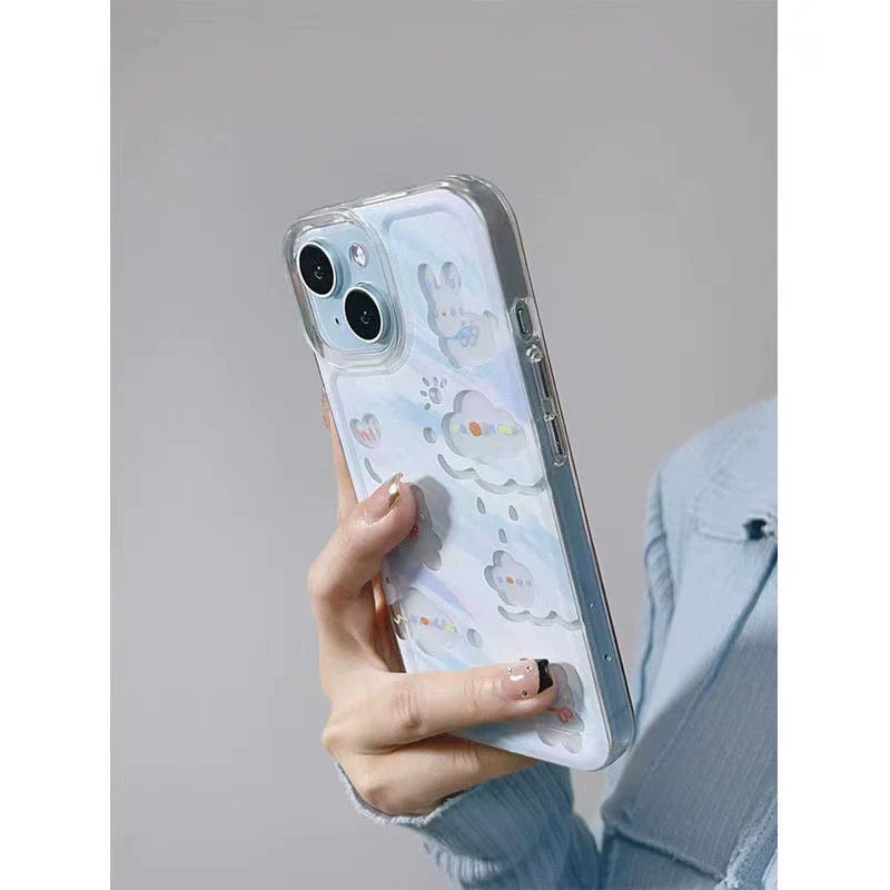 Casezly Cloudy Milky Clouds iPhone 15/14 Pro Max Case 12 Apple 13