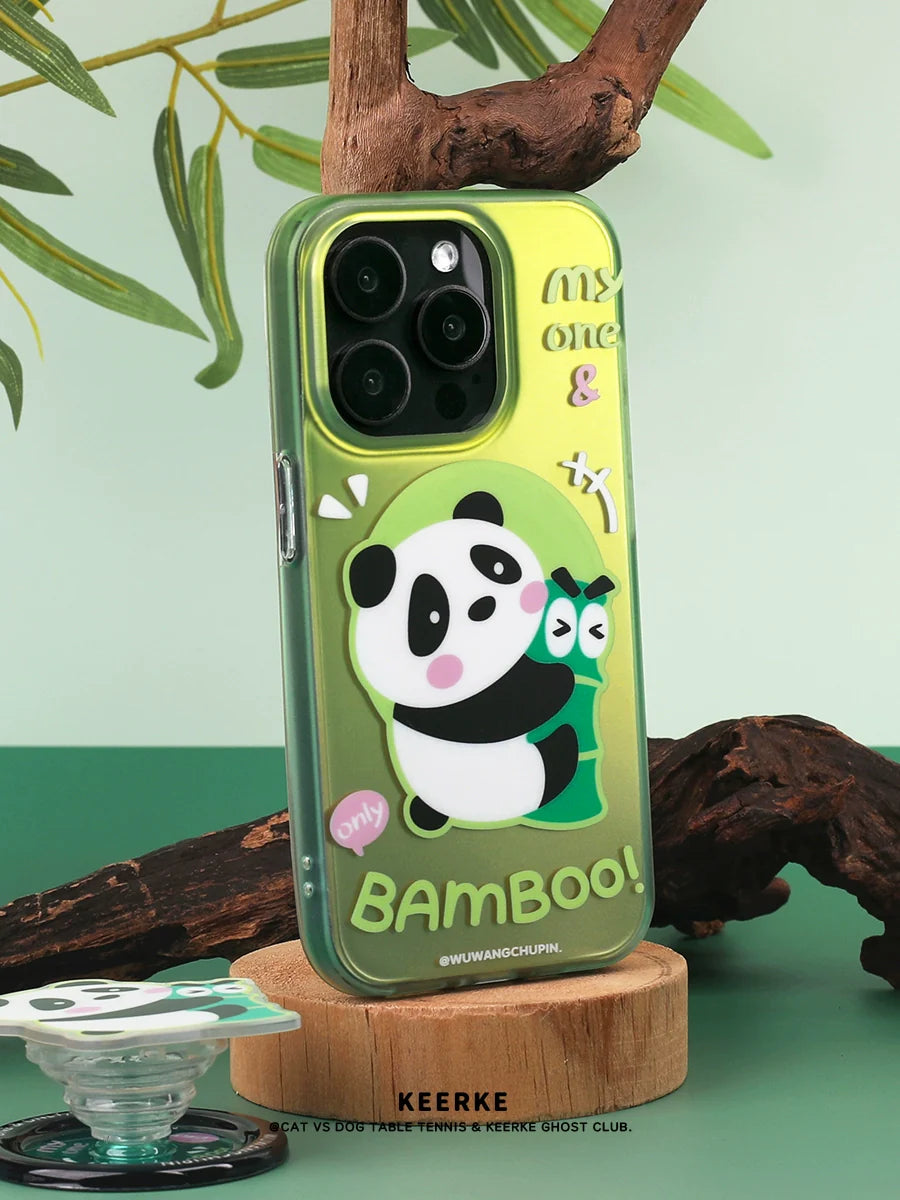 Casezly Bamboo Panda Phone Case with Magnetic Stand