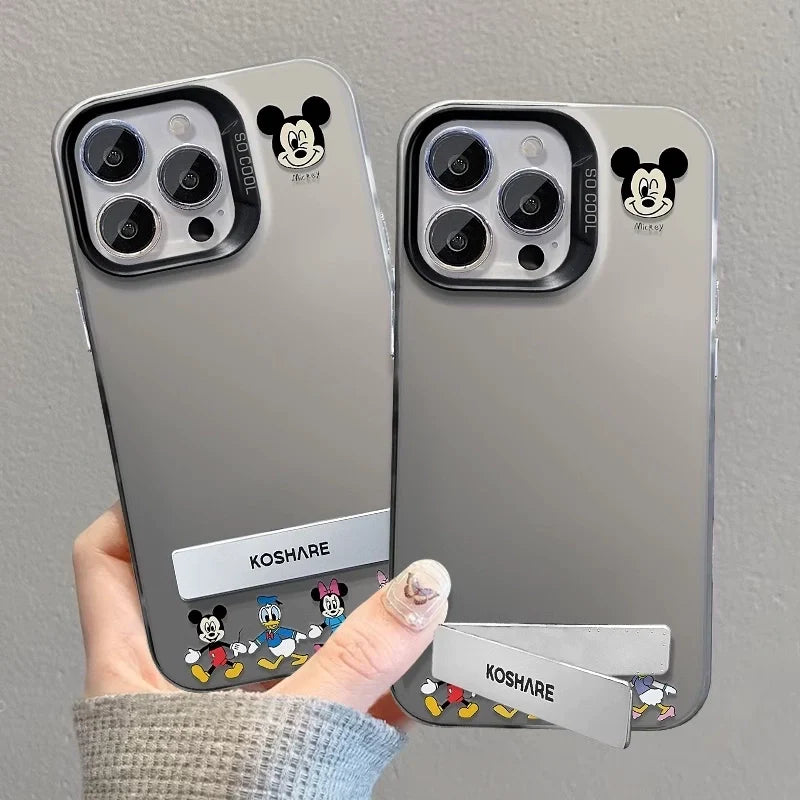 Casezly Mickey Mouse iPhone 15 Pro Max Case with Stand