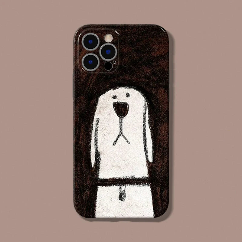 Casezly Creative Dog Case for iPhone 14 Pro Max, 13, 12