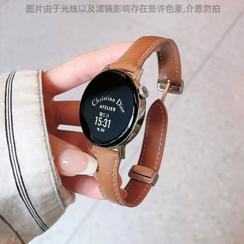 Casezly Small Waist Leather Band for Samsung Galaxy Watch7