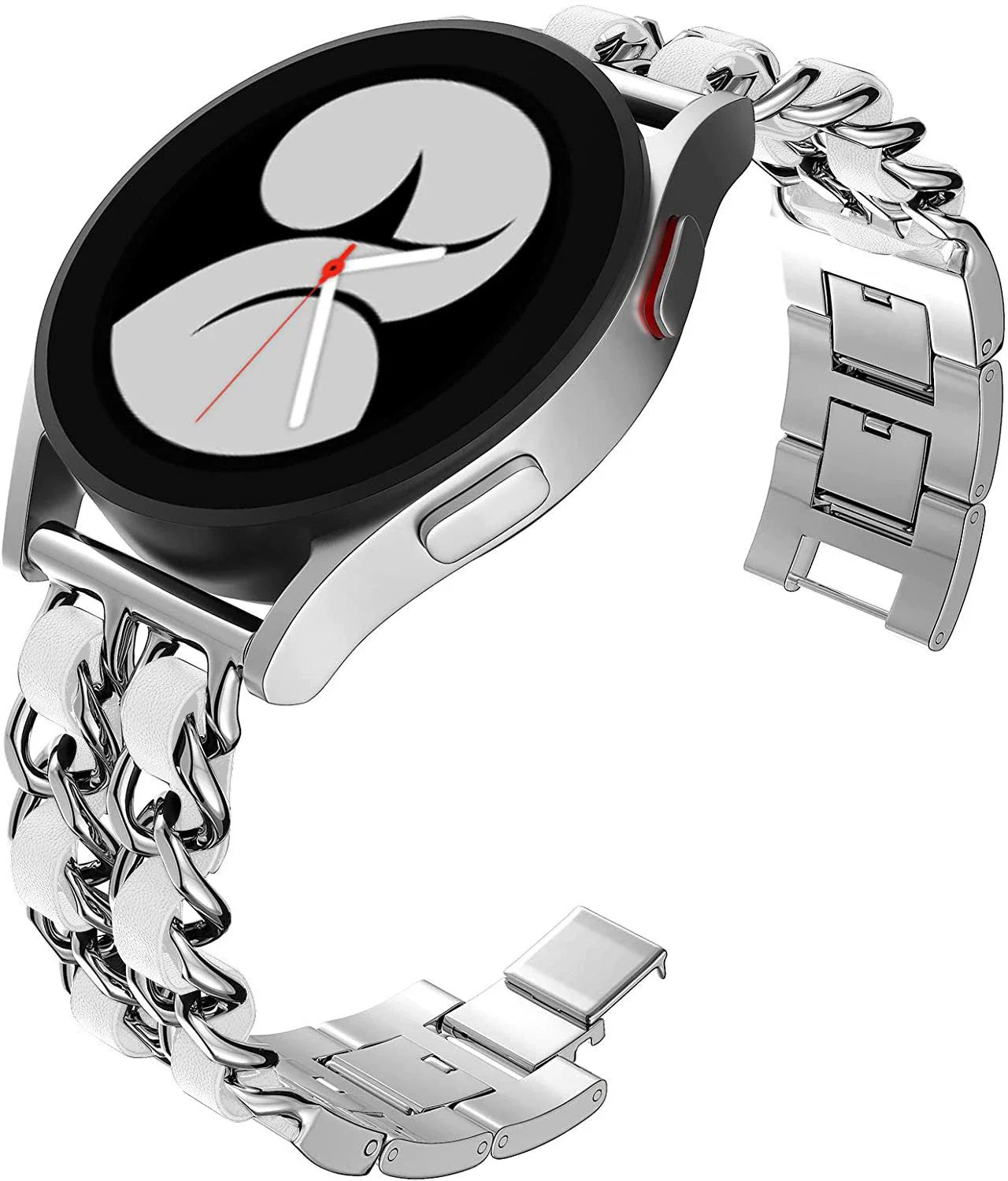 Casezly Metal Chain Strap for Samsung Galaxy Watch 4/5/6