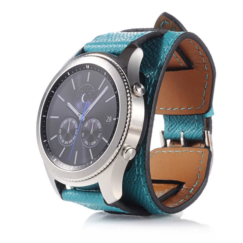 Casezly Leather Bracelet Strap for Samsung Galaxy Watch 5